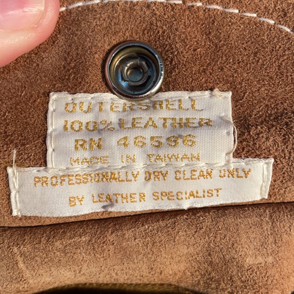 VINTAGE Leather jacket reversible S/M - Picture 5 of 13